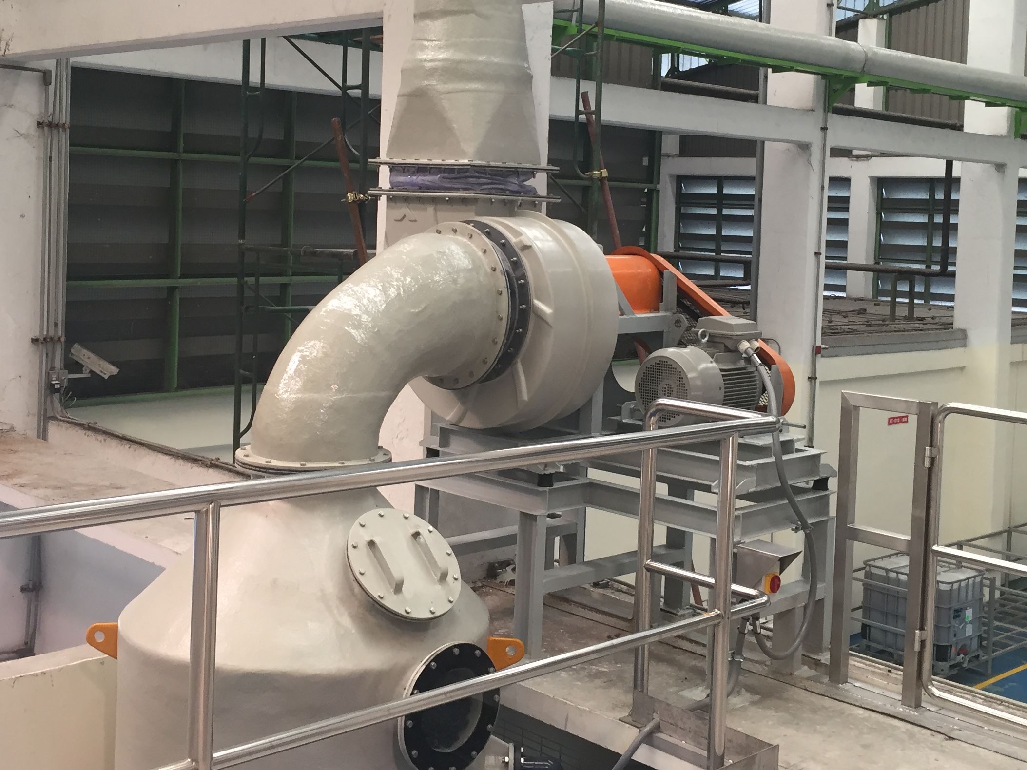 FRP Blower และระบบท่อไฟเบอร์กลาส